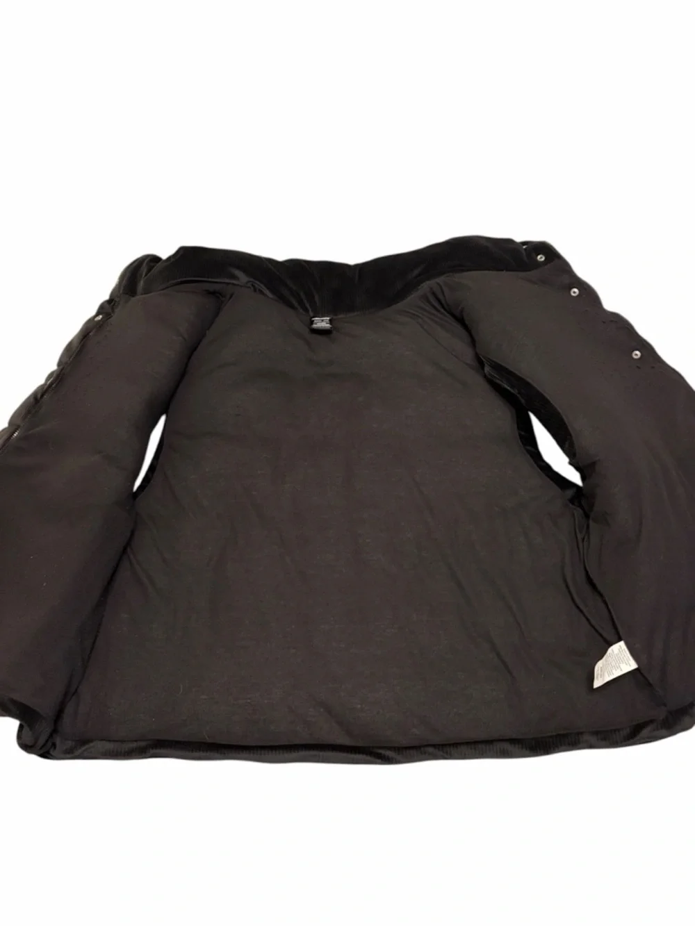 AVIA Women’s Black Ribbed Velour Vest, size 22.